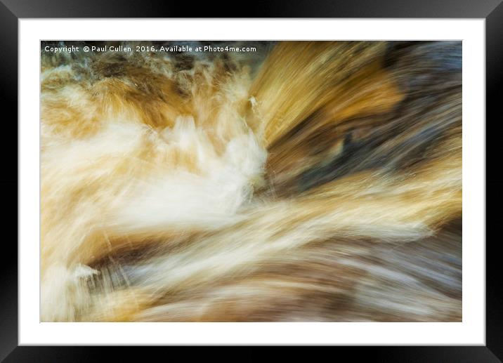 Turbulence Framed Mounted Print by Paul Cullen