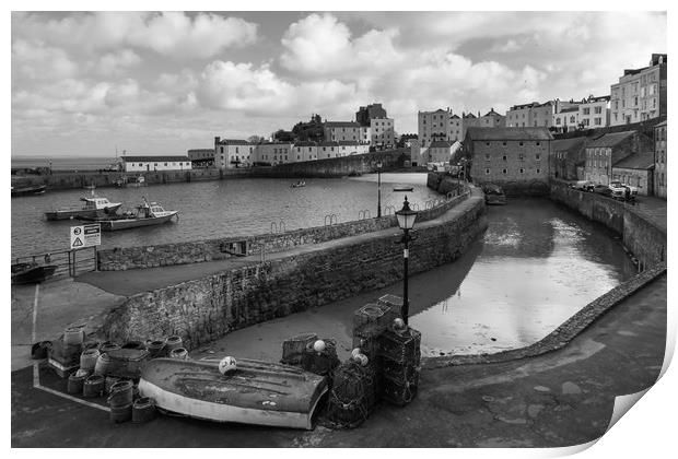 Tenby Harbour Print by Gary Finnigan