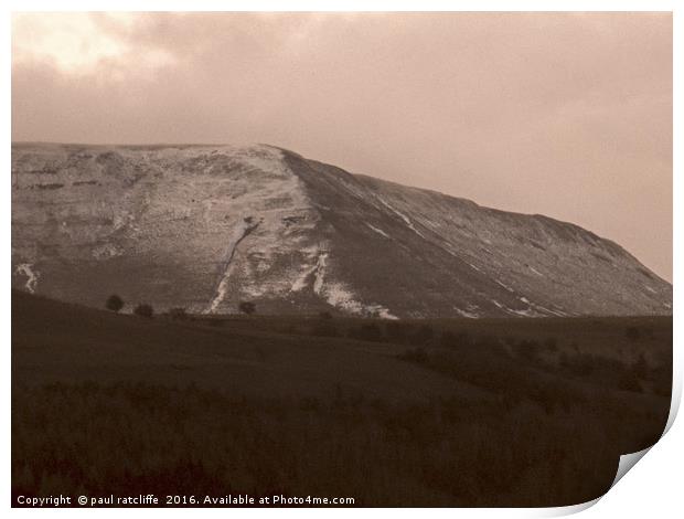 Brecon Beacons Print by paul ratcliffe