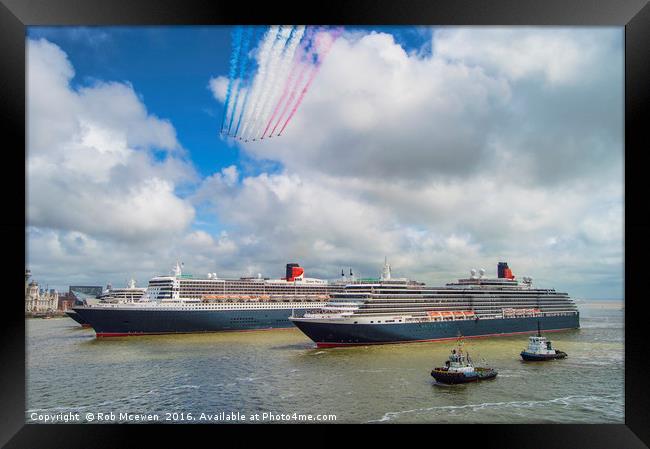 The Three Queens Framed Print by Rob Mcewen