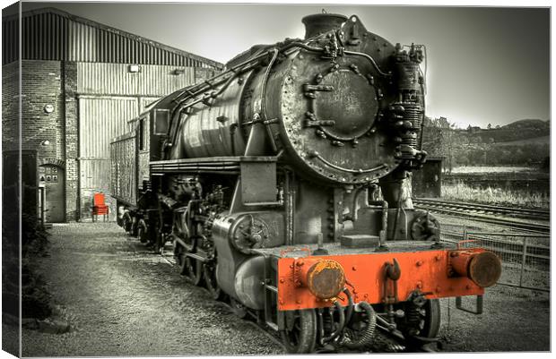 The Old Engine Canvas Print by Jim kernan