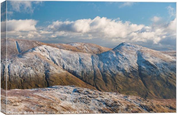 The Kentmere Pikes, Cumbria Canvas Print by Rob Mcewen