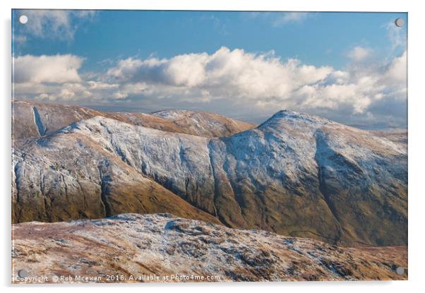 The Kentmere Pikes, Cumbria Acrylic by Rob Mcewen