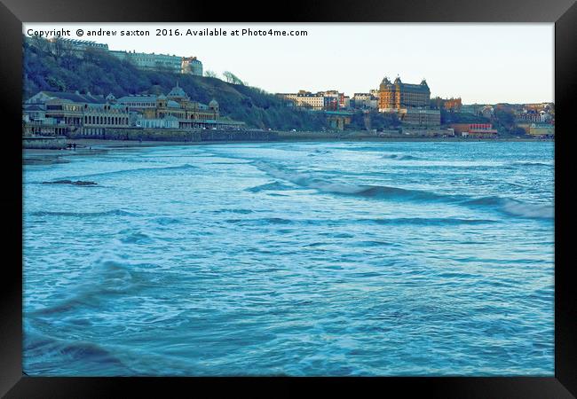 THE SEASIDE Framed Print by andrew saxton
