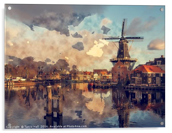De Adriaan, Haarlem, Netherlands Acrylic by Tanya Hall