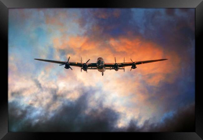 The Lancaster Bomber Framed Print by J Biggadike