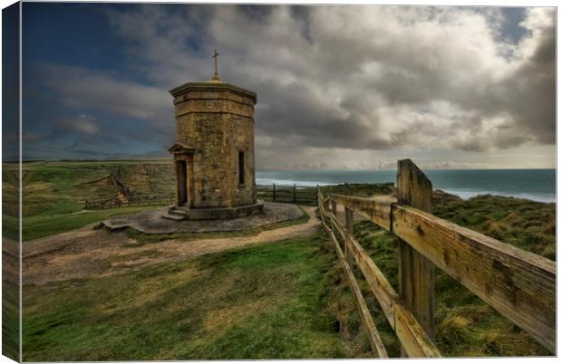 The storm tower Bude Canvas Print by Eddie John