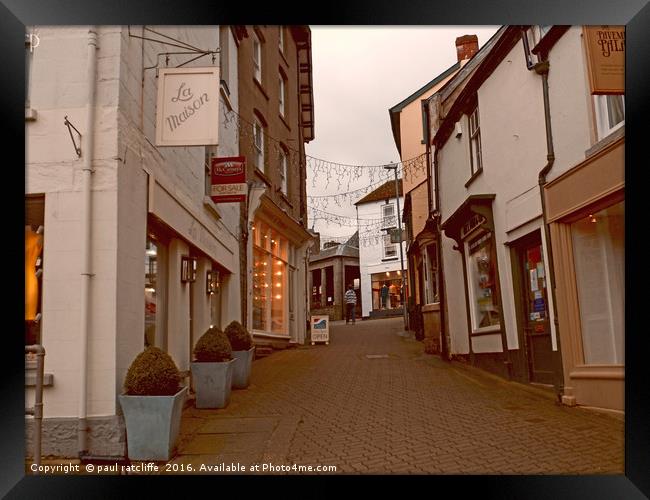 hay on wye,herefordshire Framed Print by paul ratcliffe