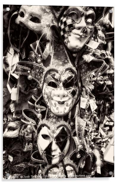 Masks masks masks! Acrylic by Jack Torcello