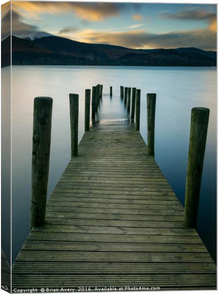 The Jetty Canvas Print by Brian Avery