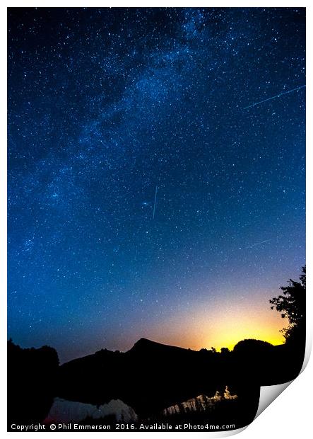The Milky Way Print by Phil Emmerson