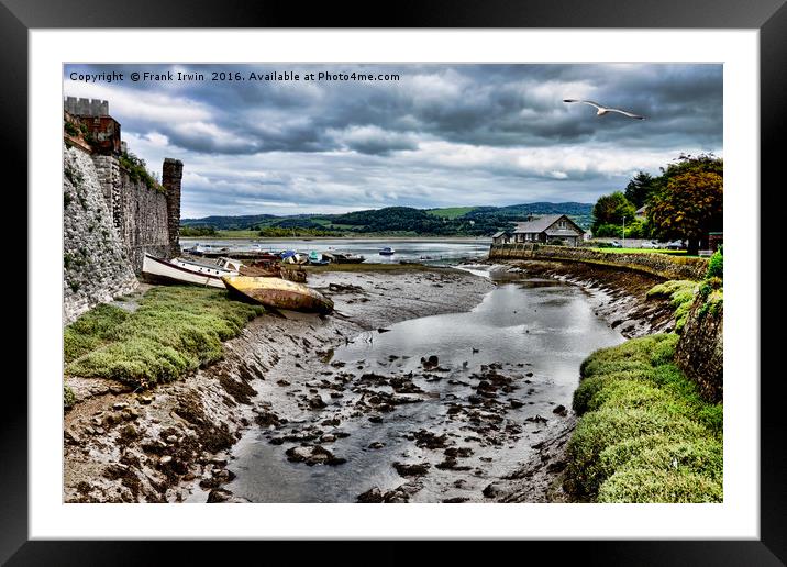 Conway, a different Harbour Framed Mounted Print by Frank Irwin