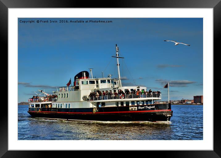 Mersey Ferry Royal Daffodil Framed Mounted Print by Frank Irwin