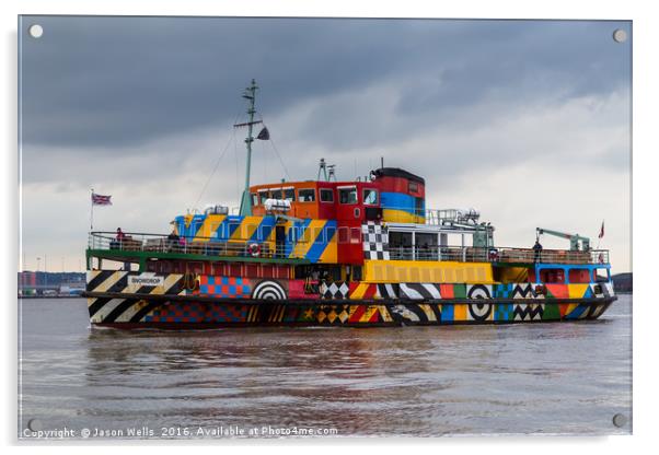 Dazzle ferry Acrylic by Jason Wells