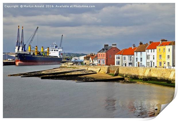 HARTLEPOOL HARBOUR Print by Martyn Arnold