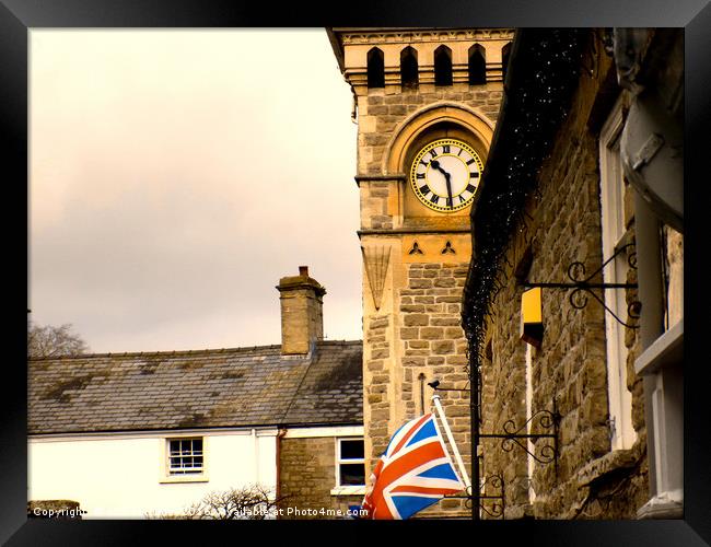 the clock tower Framed Print by paul ratcliffe