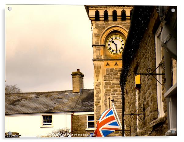 the clock tower Acrylic by paul ratcliffe