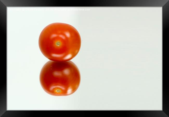 Tomato Framed Print by Claire Castelli