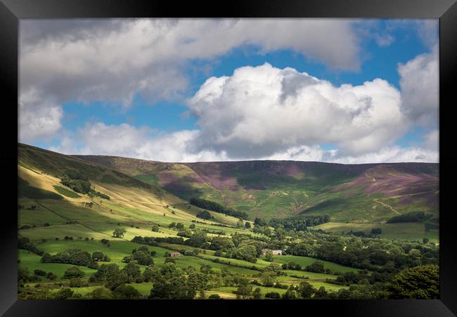 Vale of Edale in Summer Framed Print by Andrew Kearton