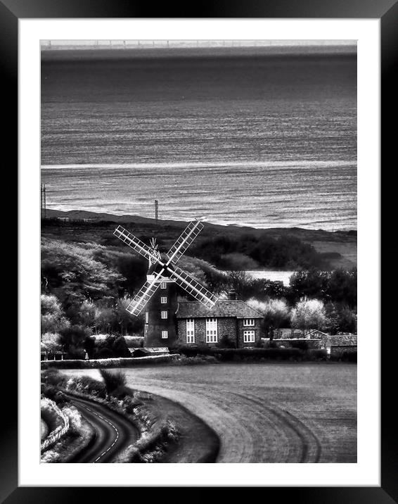   weyborne windmill                              Framed Mounted Print by chris elgood