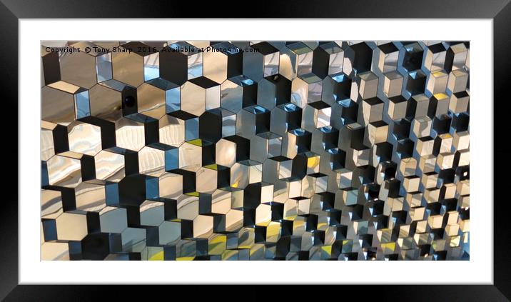 Geometric Abstract Framed Mounted Print by Tony Sharp LRPS CPAGB