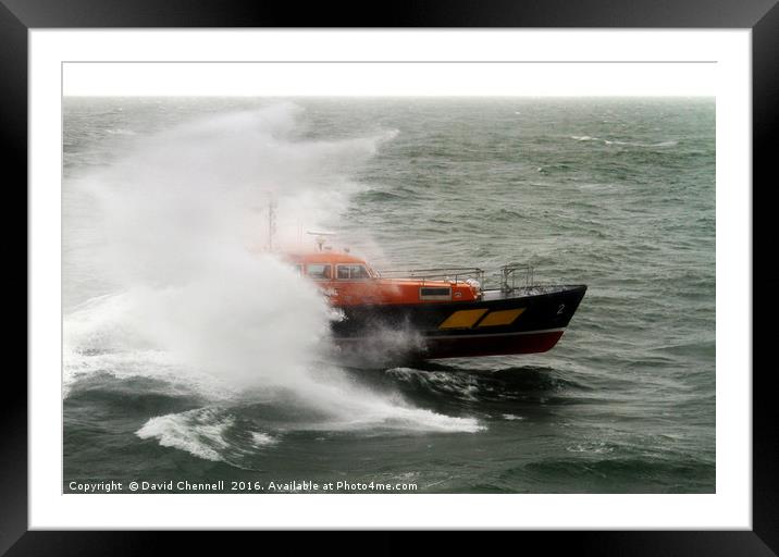 Making A Splash Framed Mounted Print by David Chennell