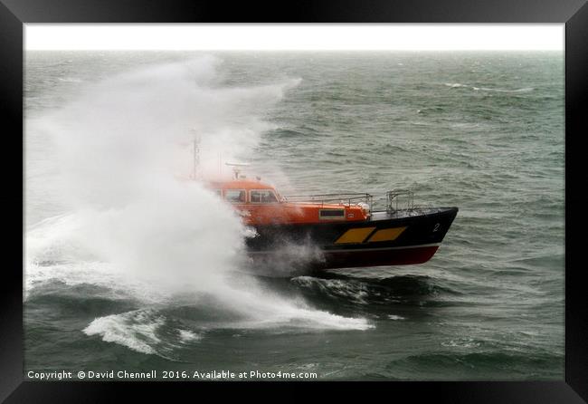 Making A Splash Framed Print by David Chennell