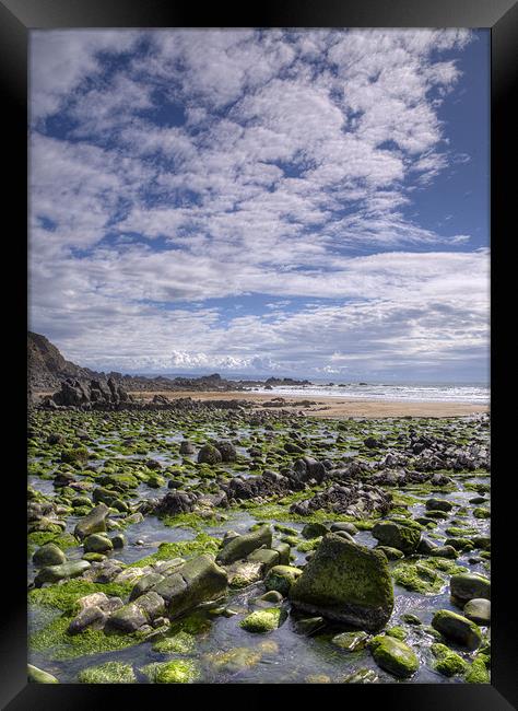 Duckpool Cornwall Framed Print by Mike Gorton