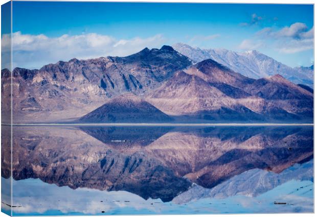 Reflected Peaks Canvas Print by Brent Olson