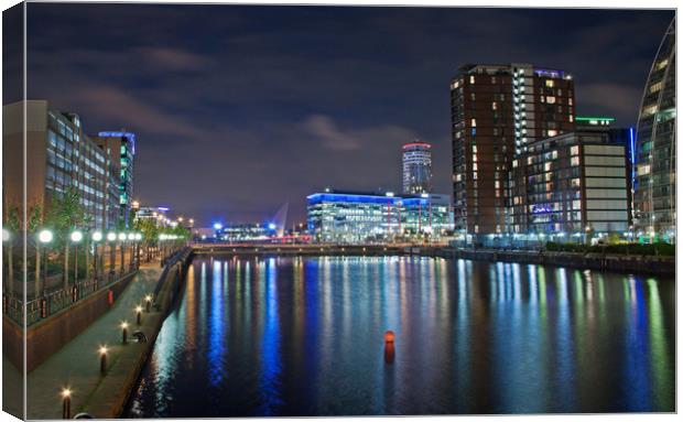 Dockland Canvas Print by David McCulloch