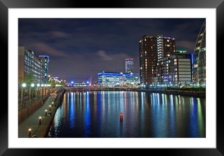 Dockland Framed Mounted Print by David McCulloch