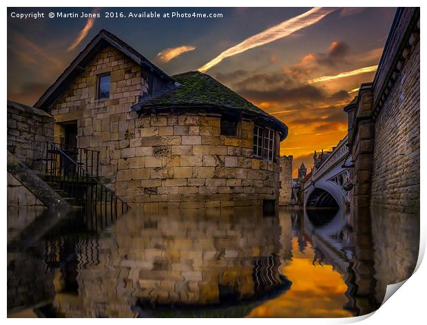 Flooded York Print by K7 Photography