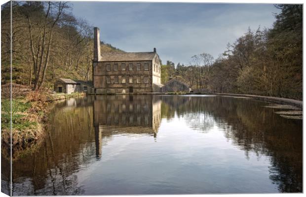 Gidson Mill Yorkshire Canvas Print by Eddie John