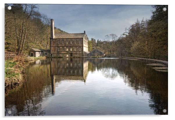 Gidson Mill Yorkshire Acrylic by Eddie John