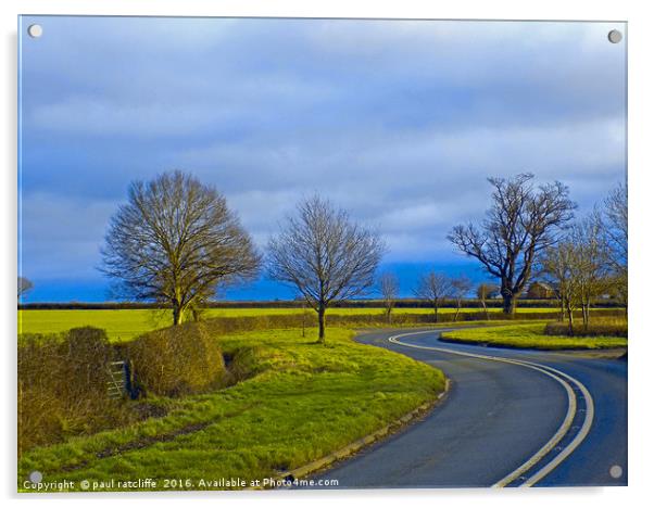 s bend at winforton Acrylic by paul ratcliffe