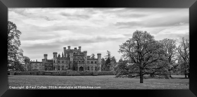 Lowther Castle Monochrome Framed Print by Paul Cullen