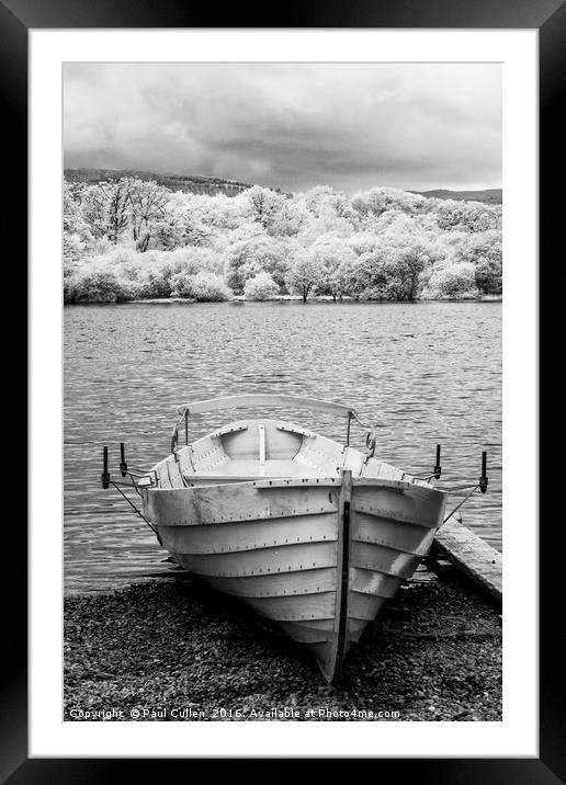 Keswick Boat Framed Mounted Print by Paul Cullen