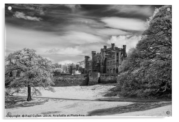 Lowther Castle Monochrome 6 Acrylic by Paul Cullen