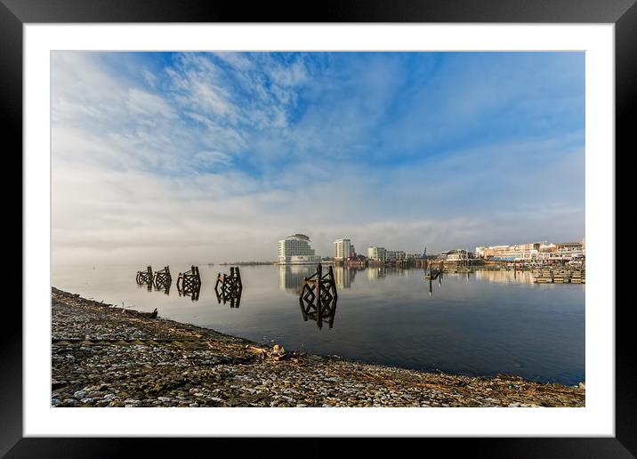 Fog In The Bay 3 Framed Mounted Print by Steve Purnell