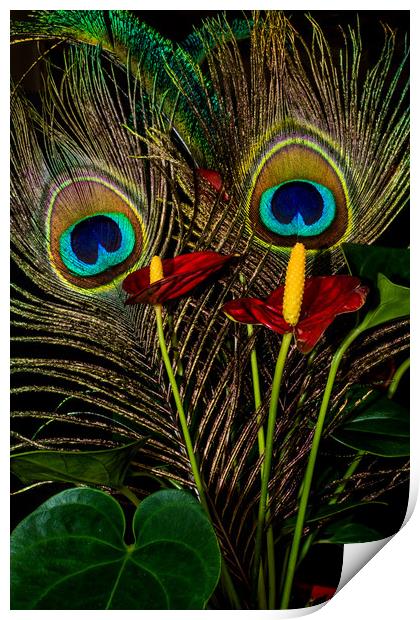 Birds Of A Feather 1 Print by Steve Purnell