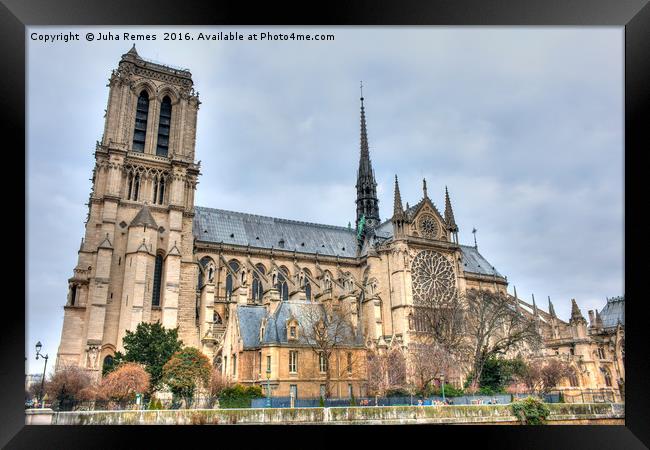 Notre Dame de Paris Framed Print by Juha Remes