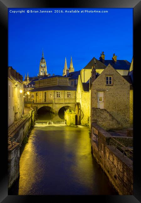 Bayeux Twilight Framed Print by Brian Jannsen