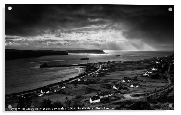 Uig Harbour, Isle of Skye Acrylic by Creative Photography Wales