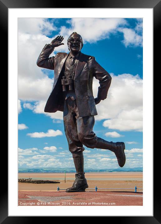 Eric Morecambe Framed Mounted Print by Rob Mcewen