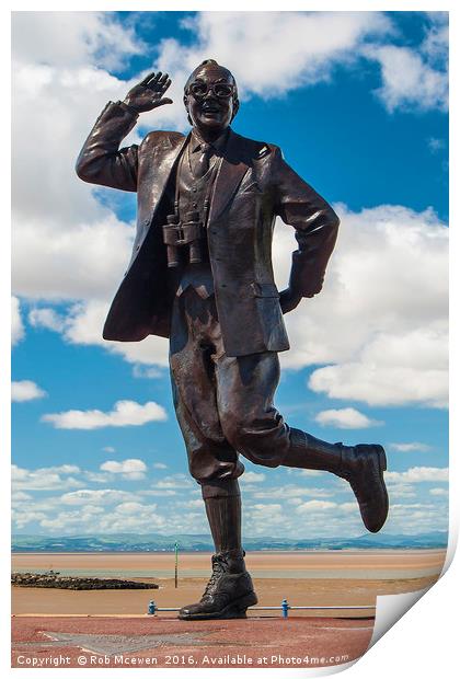 Eric Morecambe Print by Rob Mcewen
