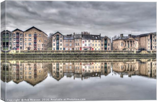 St Georges Quay,Lancaster UK Canvas Print by Rob Mcewen