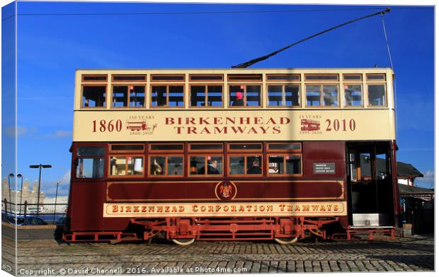 Birkenhead Tram 70 Canvas Print by David Chennell