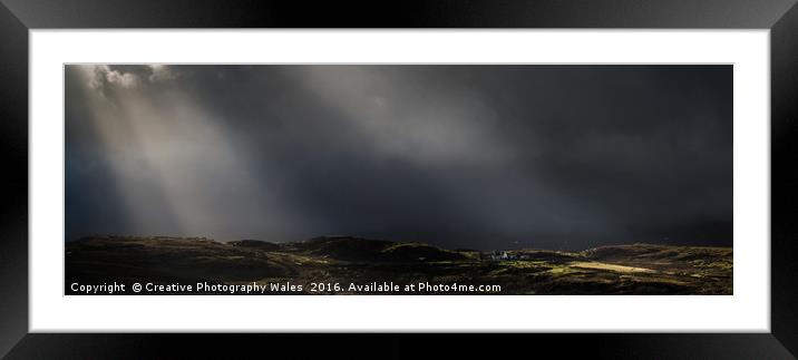 Staffin Cottage Isle of Skye Framed Mounted Print by Creative Photography Wales