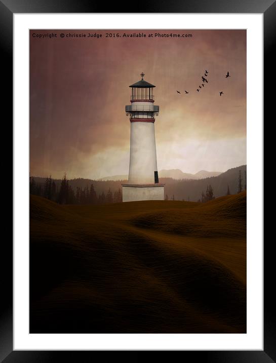 The Lighthouse  Framed Mounted Print by Heaven's Gift xxx68