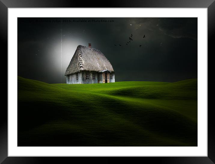 The  little silver cottage  Framed Mounted Print by Heaven's Gift xxx68